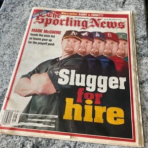 Vintage July 21, 1997 The Sporting News Newspaper Mark McGwire Cover